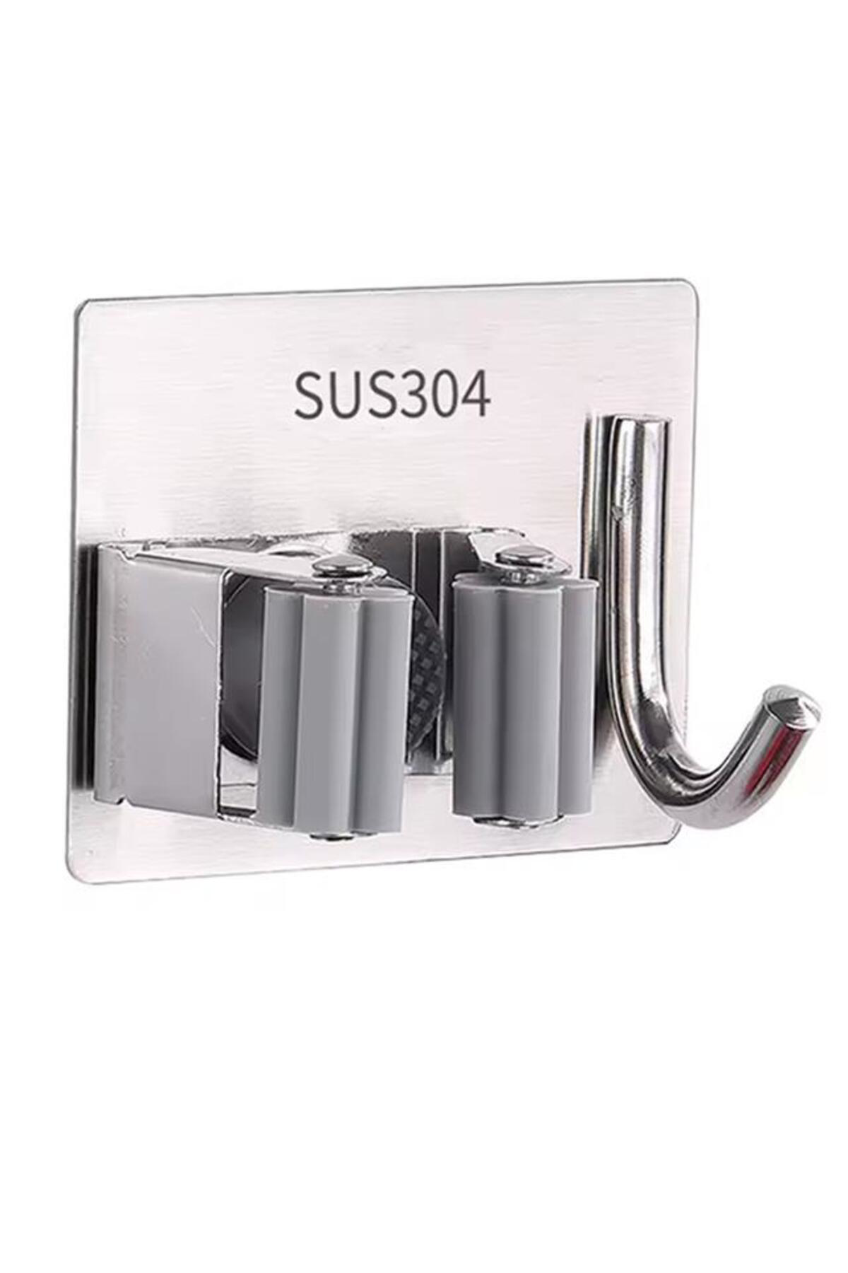 Sunup Sn-26354 Kancalı Duvara Monte Süpürgee-Paspas Tutucu