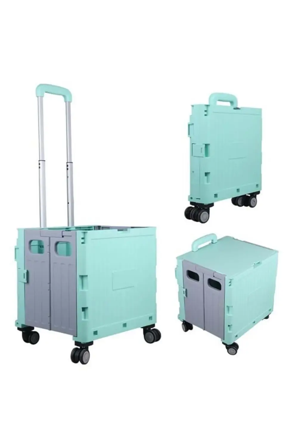 Sunup Sn-26966 Katlanabilir Market Pazar Kamp Tekerlekli Alışveri