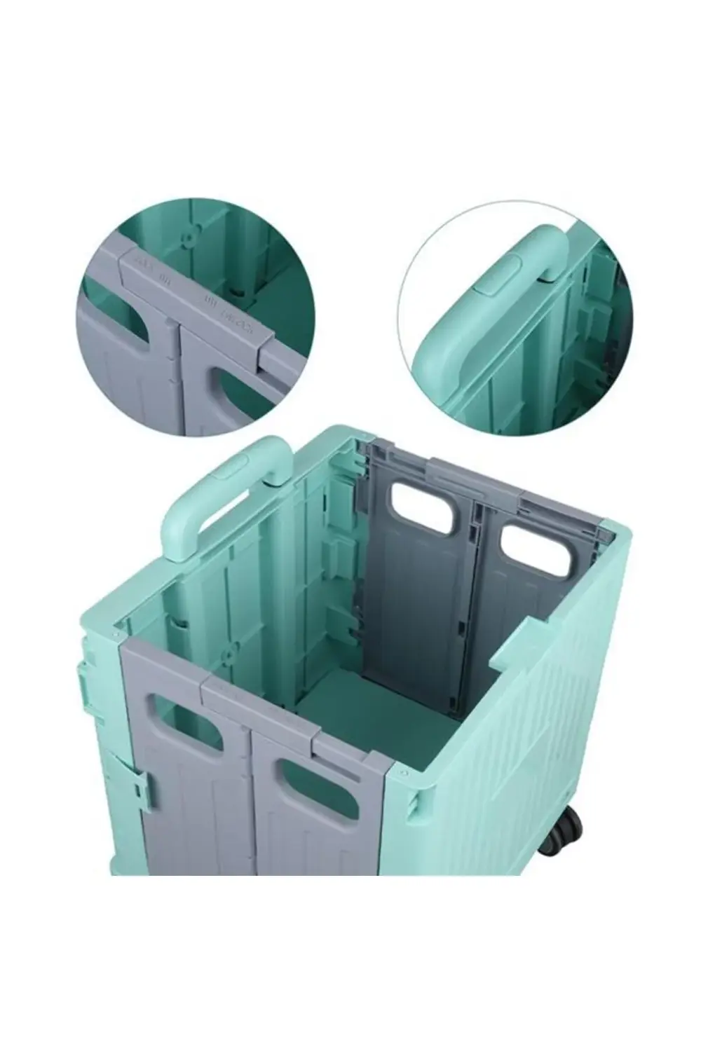 Sunup Sn-26966 Katlanabilir Market Pazar Kamp Tekerlekli Alışveri