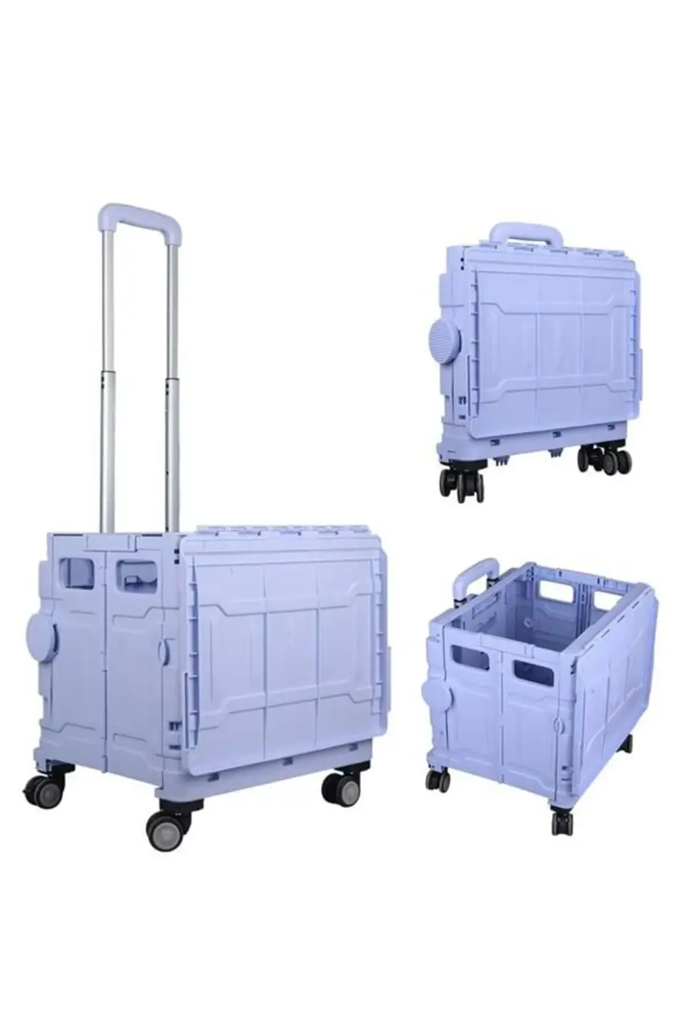 Sunup Sn-26967 Katlanabilir Market Pazar Kamp Tekerlekli Alışveri