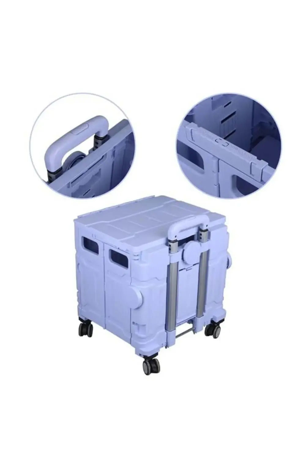 Sunup Sn-26967 Katlanabilir Market Pazar Kamp Tekerlekli Alışveri