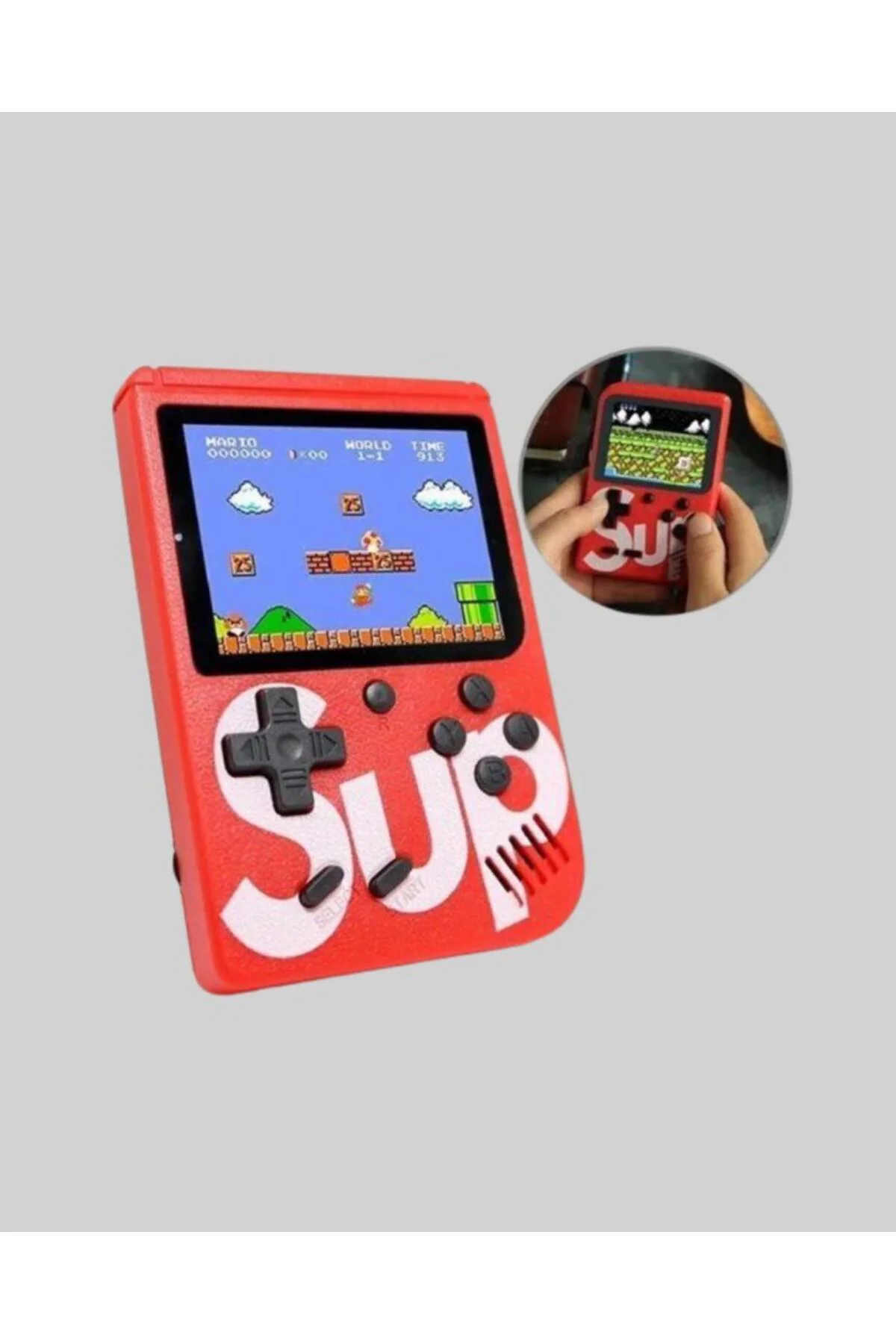 Sup Game Box El Konsolu – 500 Oyunlu, Tv Bağlantılı, 5 Saat Oyun 