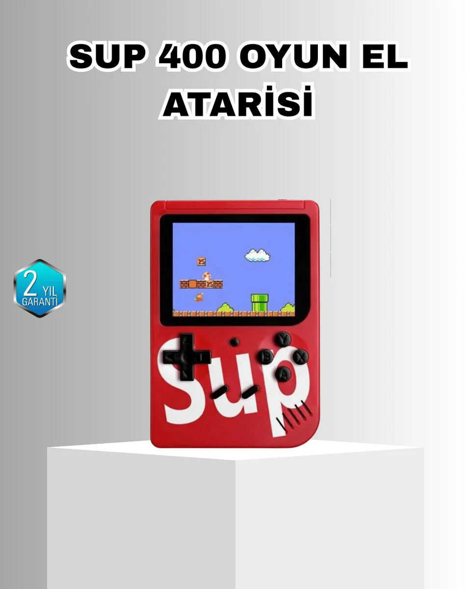 SUP Game Box El Konsolu - 500 Klasik Oyun ve TV Bağlantılı Hediye Fikri