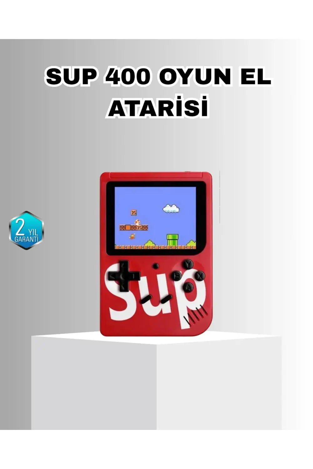 SUP Game Box El Konsolu – 500 Oyunlu TV Bağlantılı 5 Saat Oyun Sü