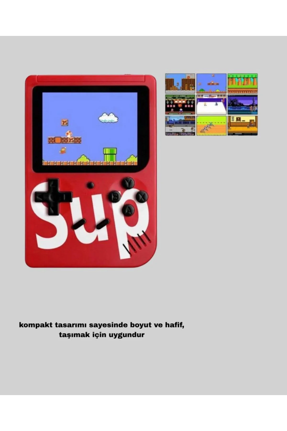 Sup Retro El Konsolu – 500 Oyun, Tv Bağlantılı, 3 İnç Ekranlı Şar