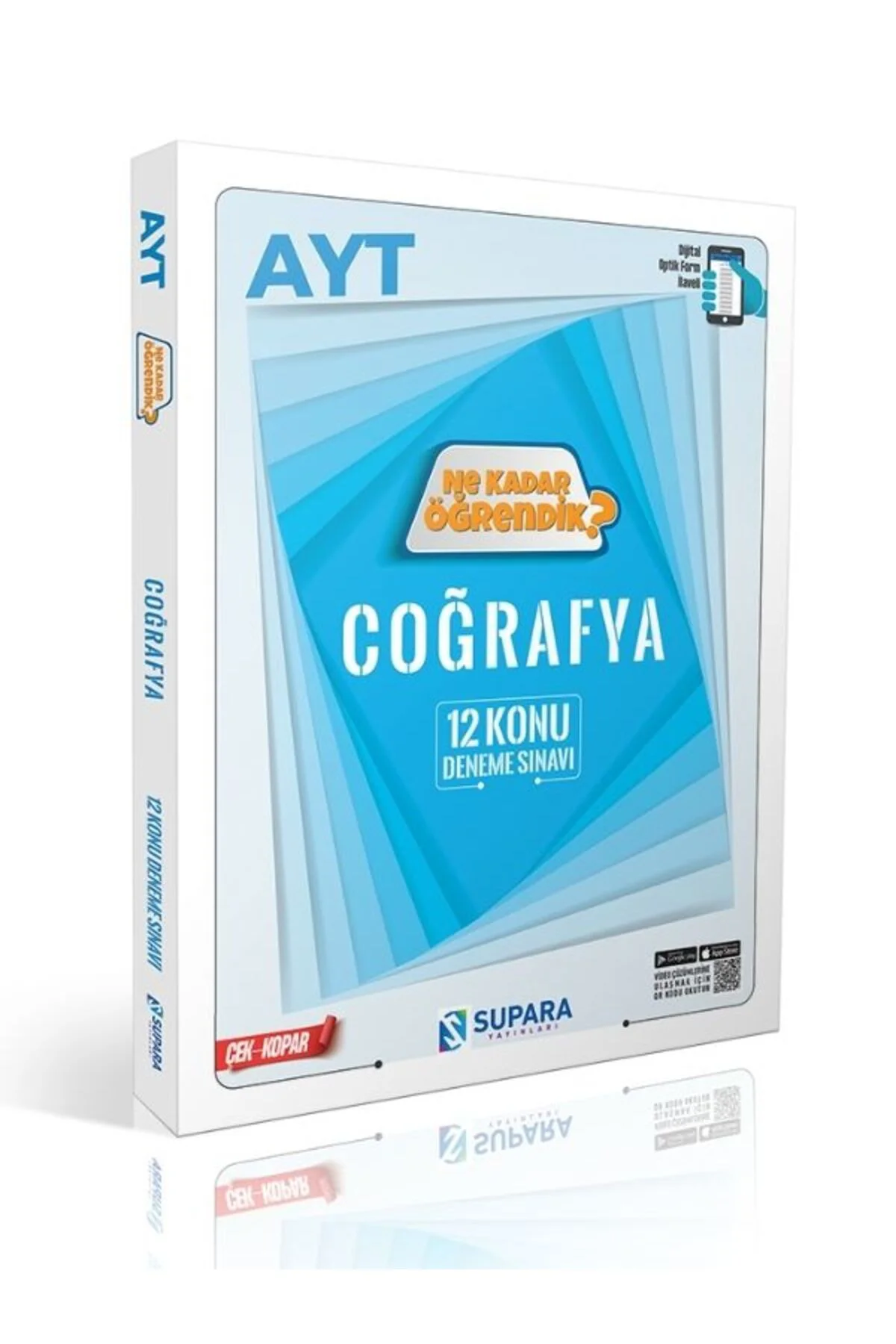 Supara AYT Coğrafya 12 Konu Deneme Ne Kadar Öğrendik Çek Kopar Supara Yayınları