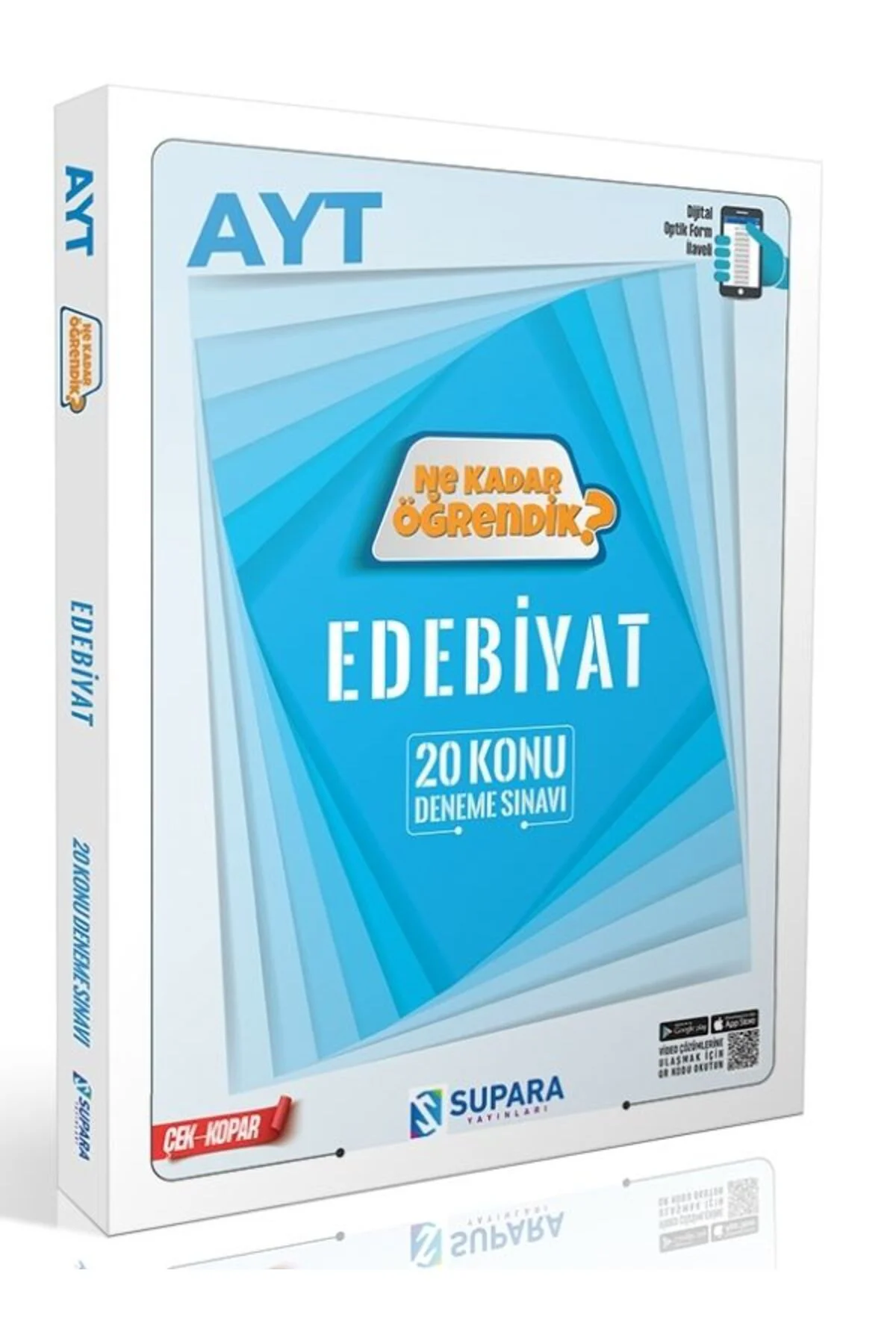Supara AYT Edebiyat 20 Konu Deneme Ne Kadar Öğrendik Çek Kopar Su