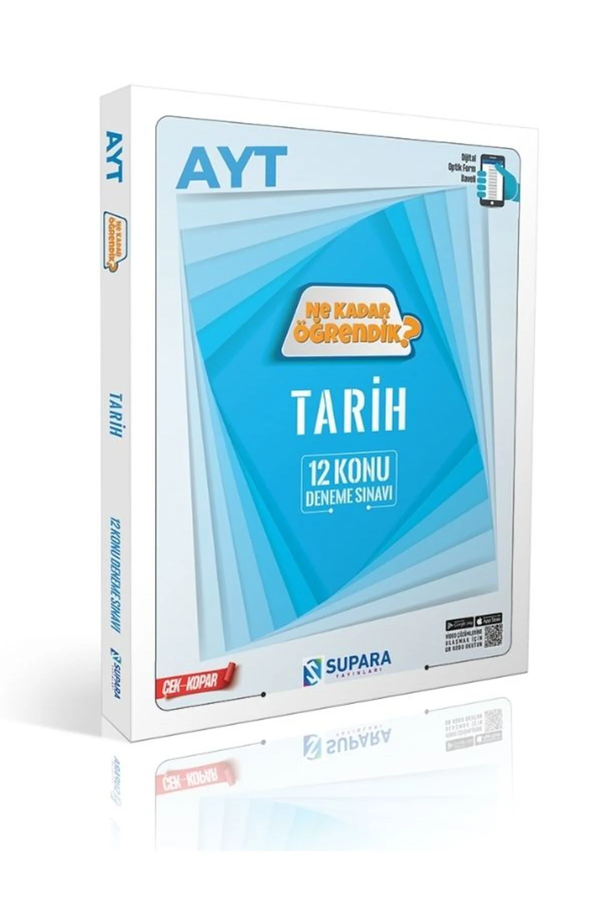 Supara AYT Tarih 12 Konu Deneme Ne Kadar Öğrendik Çek Kopar Supar
