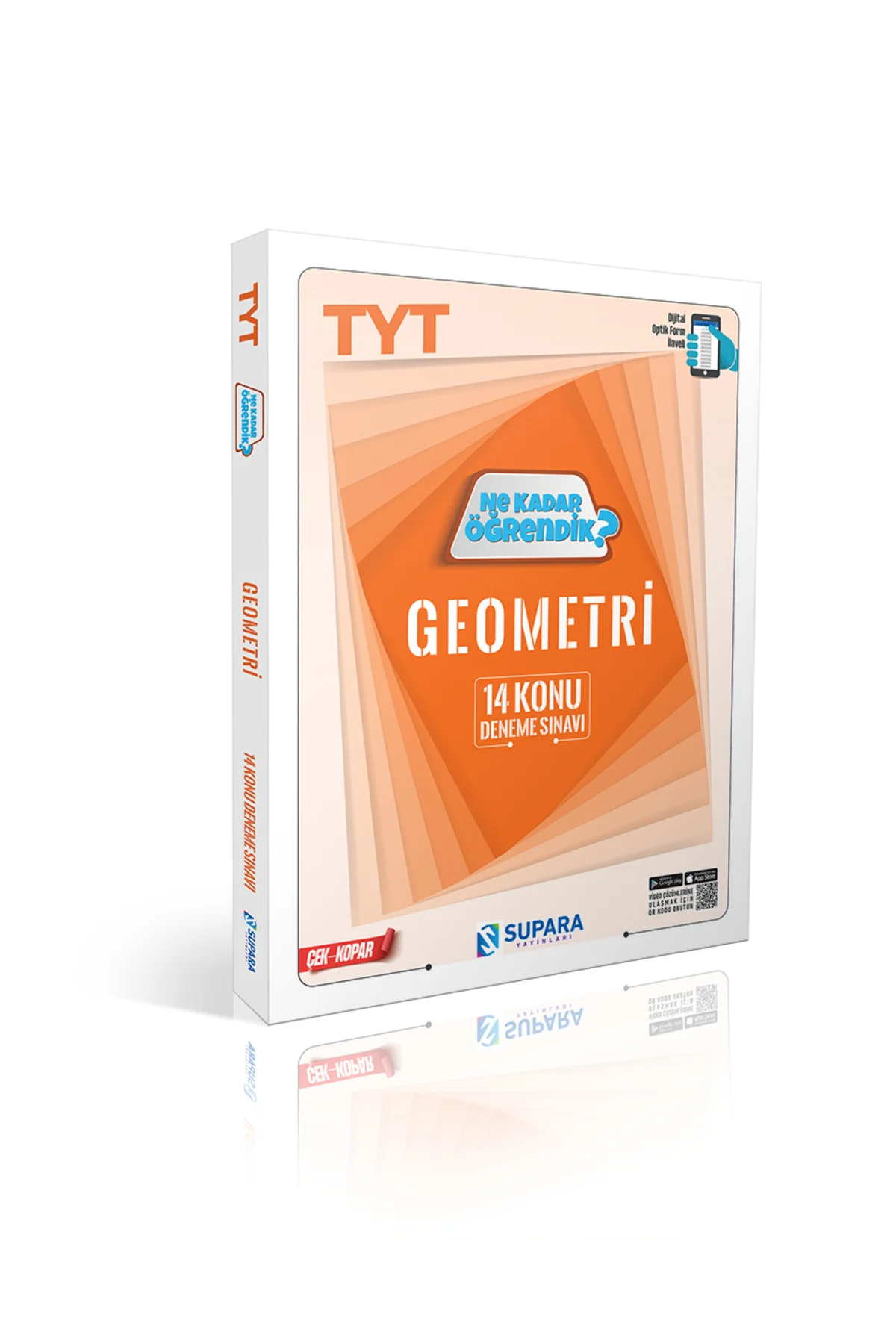SUPARA SUPARA YAYINLARI TYT GEOMETRİ NE KADAR ÖĞRENDİK? Konu Deneme Ne Kadar Öğrendik Çek Kopar