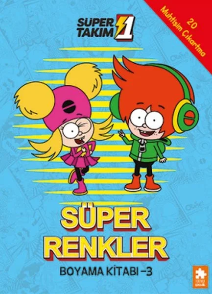 Süper 1 Takım Süper Renkler Boyama Kitabı - 3 Fiyatı, Yorumları ve Özellikleri