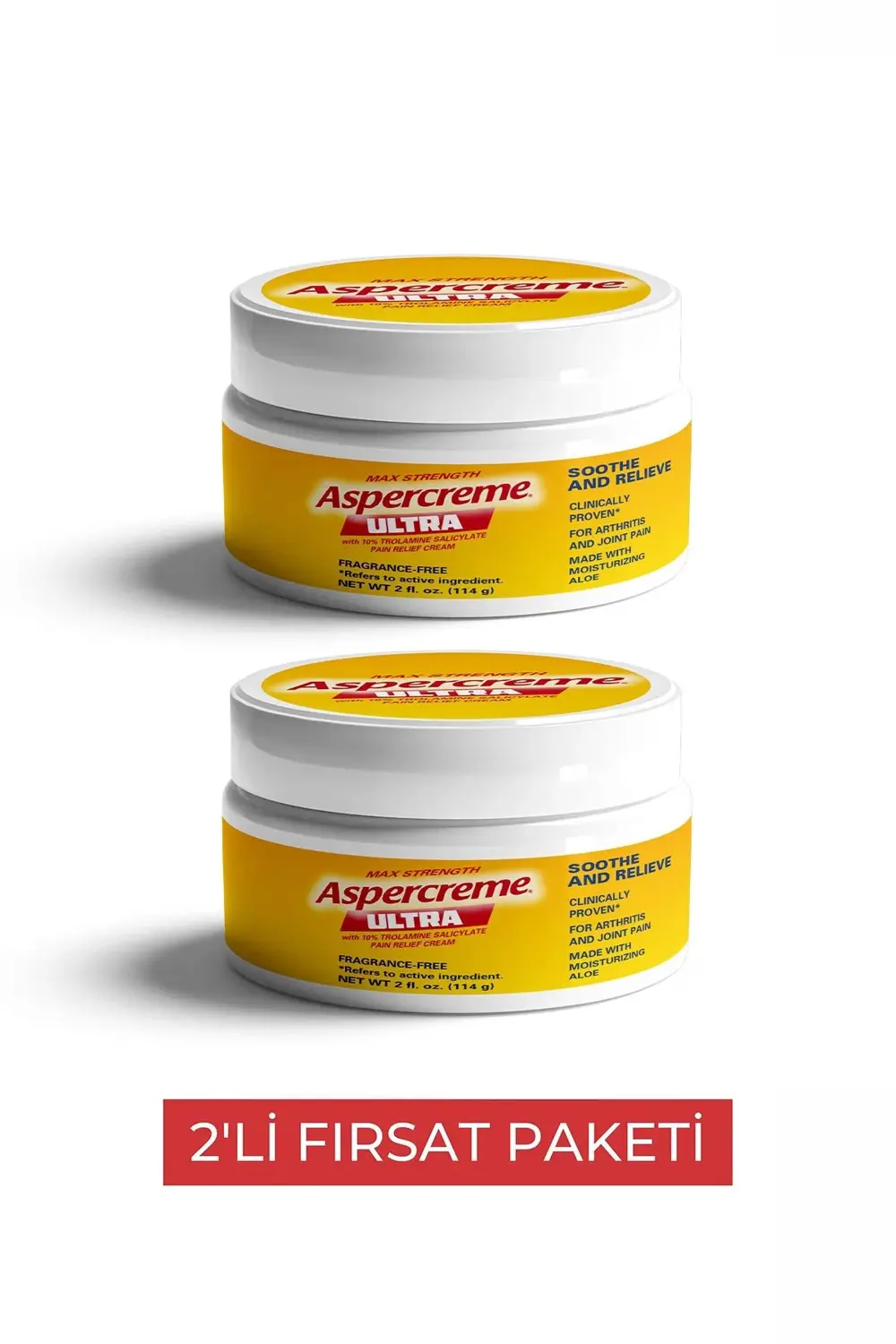 Süper Aspercreme Ultra Masaj Kremi 2 Adet