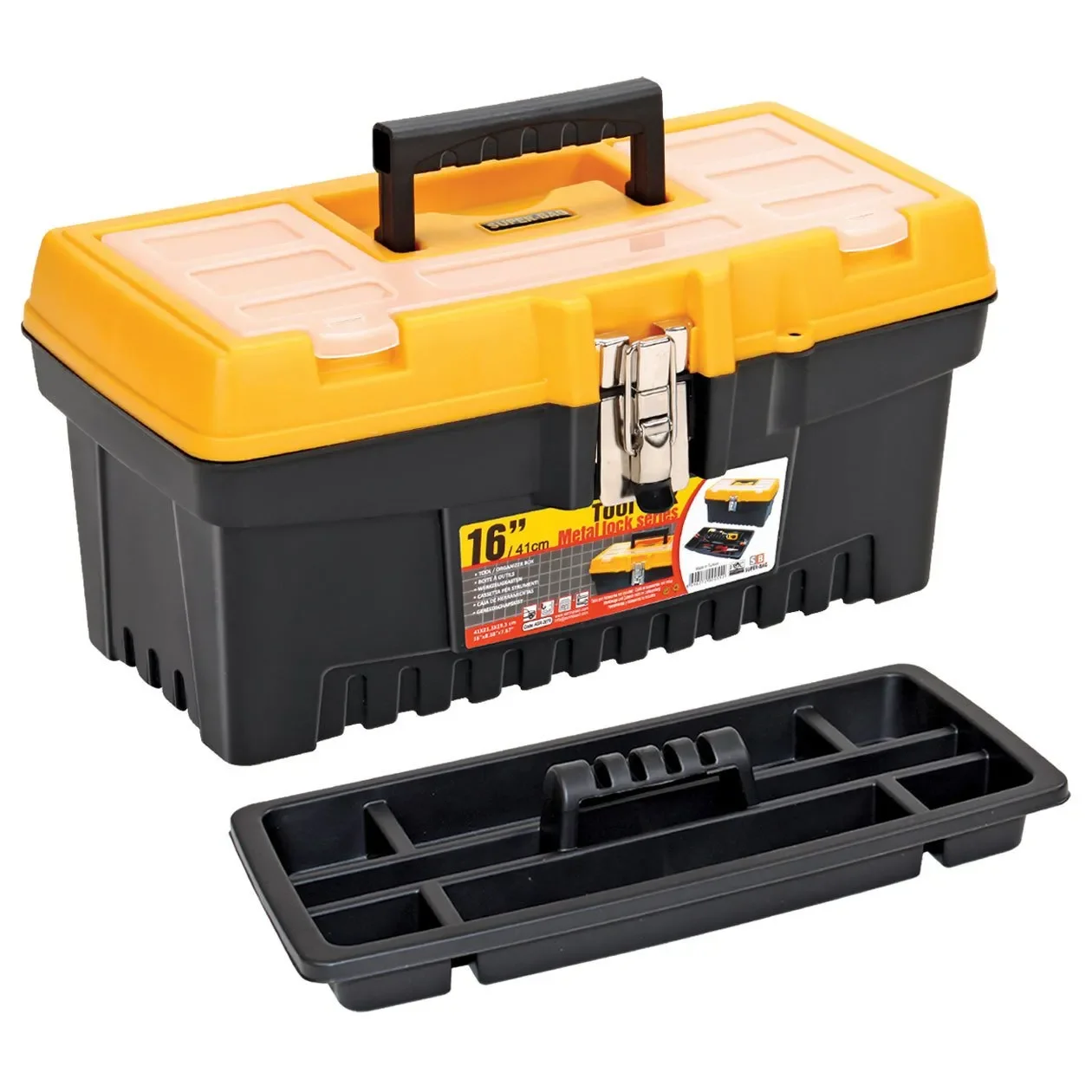 Super Bag ASR-2076 16 inç Takım Çantası - Metal Kilitli Super Bag ASR-2076 16 inç Takım Çantası - Metal Kilitli