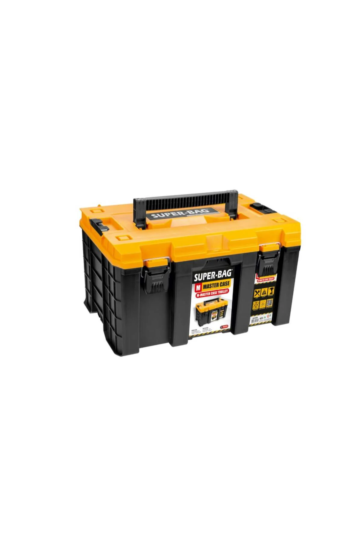 Super-Bag Master Case Plastik Takım Çantası Orta Boy Kilitli Alet Çantası Düzenleyici Organizer Super-Bag Master Case Plastik Takım Çantası Orta Boy Kilitli Alet Çantası Düzenleyici Organizer