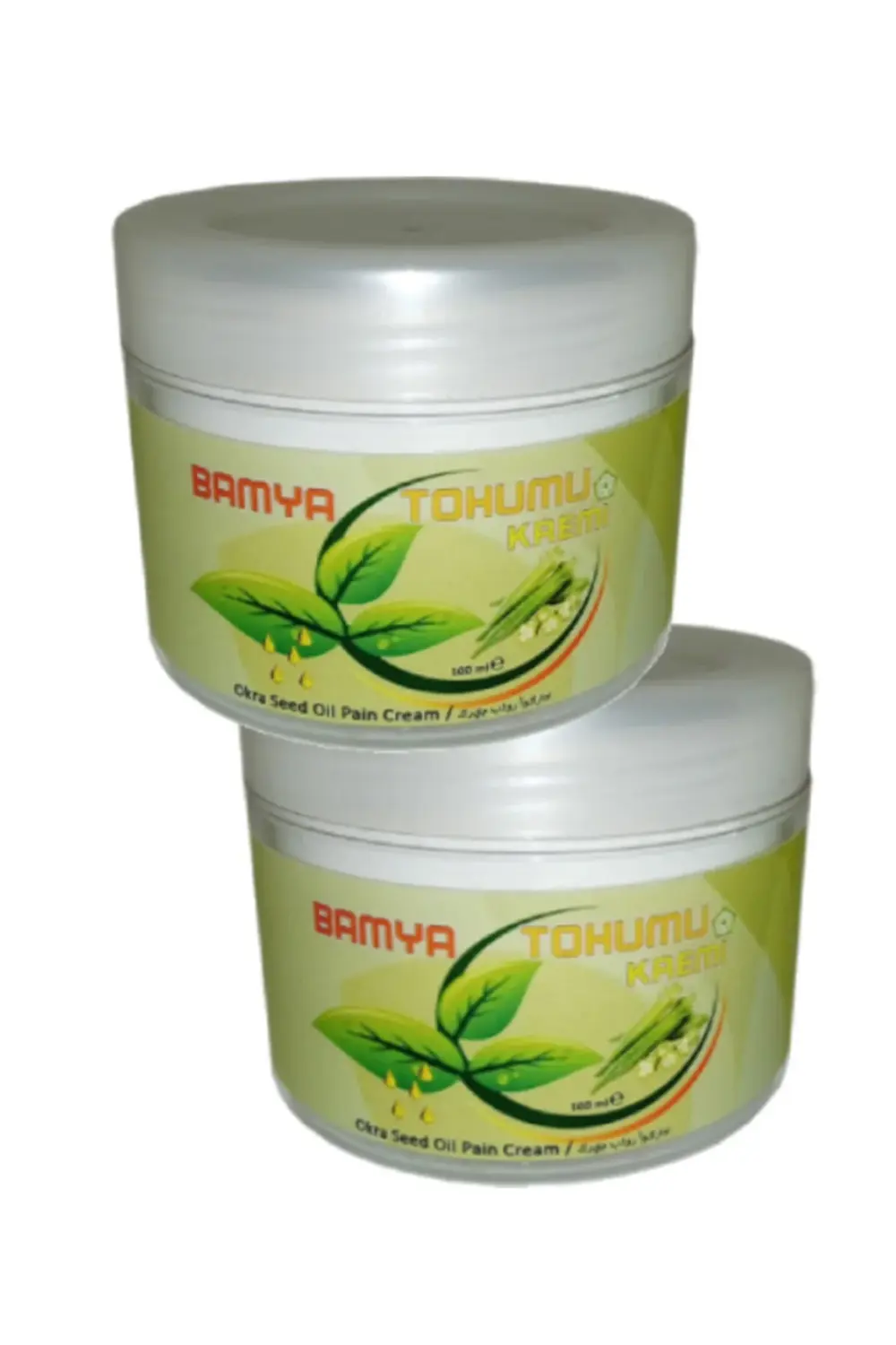 Süper Bamya Tohumu Yağı Rahatlatma Masaj Kremi 100 ml X 2 Ad