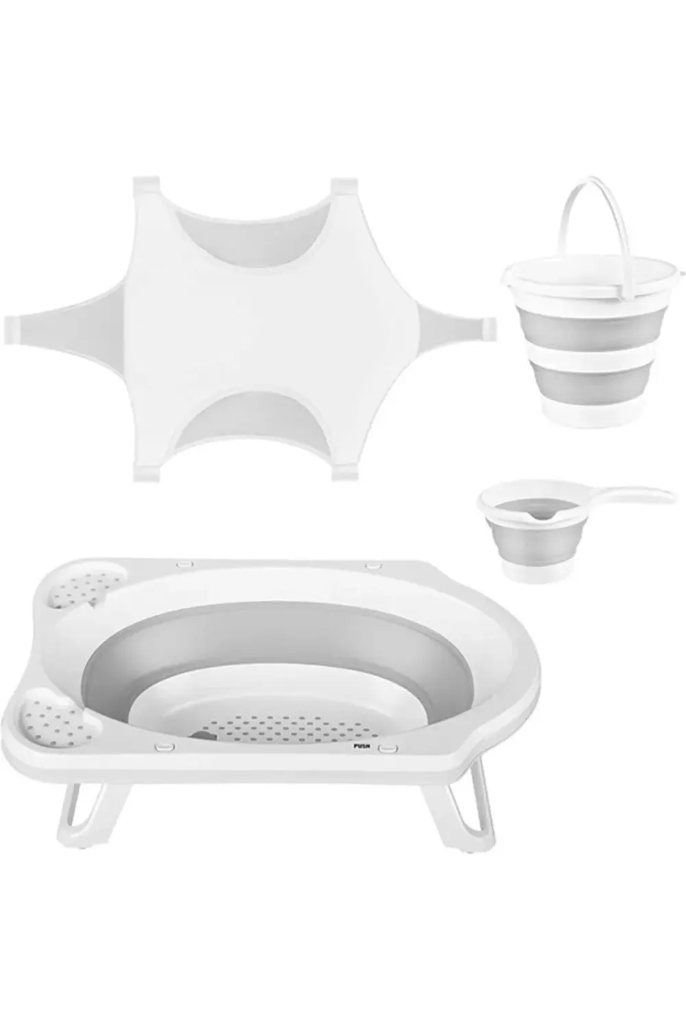 Süper Bebek Hoşgeldin Seti Bebek Arabası, Mama Sandalyesi, Beşik