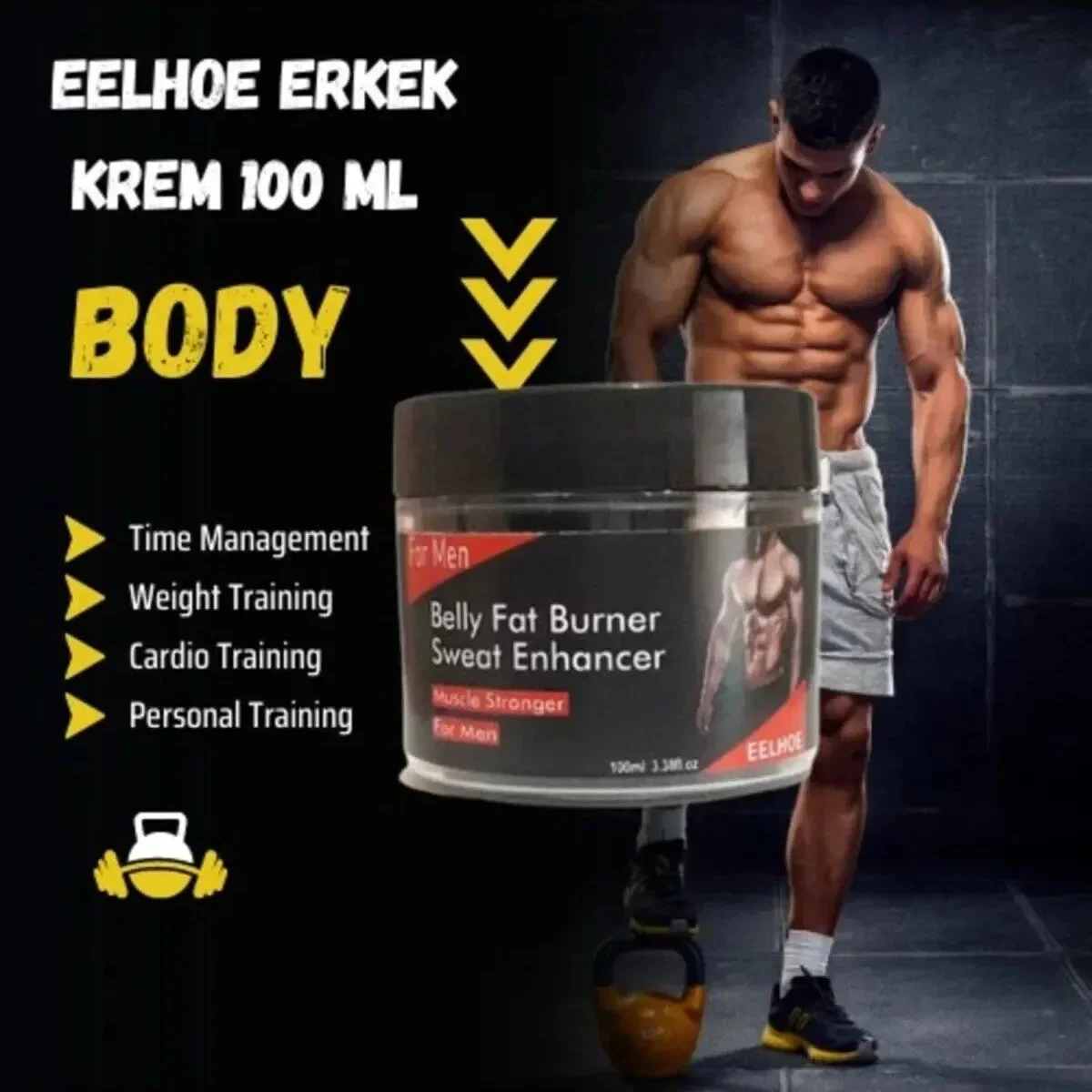 Süper Belly Fat Burner - Erkek Karın Yağı Erıtıcı Krem 100ML x 2 Adet Fiyatı, Yorumları ve Özellikleri
