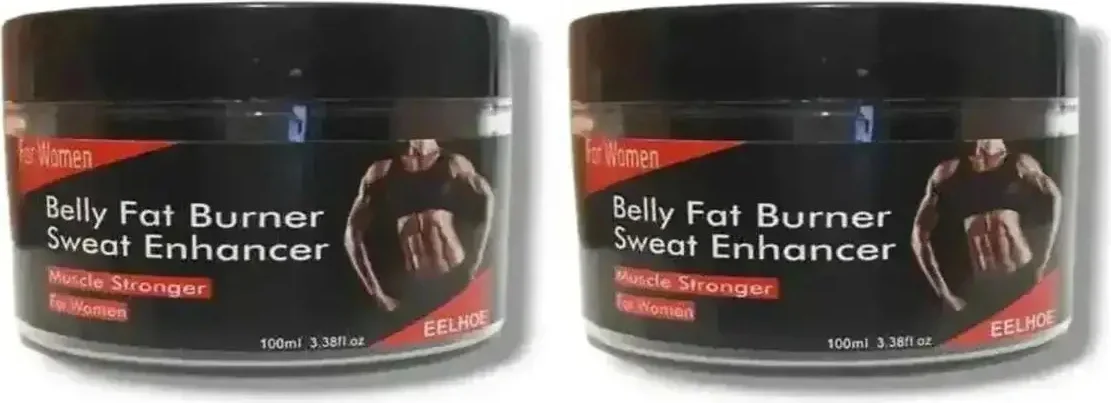 Süper Belly Fat Burner Kadın Karın Yağ Eritleme Kremi 100 ml x 2 Adet