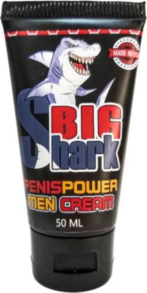 Süper Big Shark Power Cream S Erkeklere Kremi 50 ml