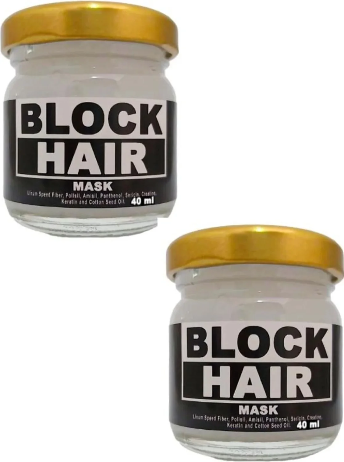 Süper Block Hair Saç Bakım Maskesi Kremi 40 ml x 2 Adet - Derinlemesine Besleyici ve Canlandırıcı