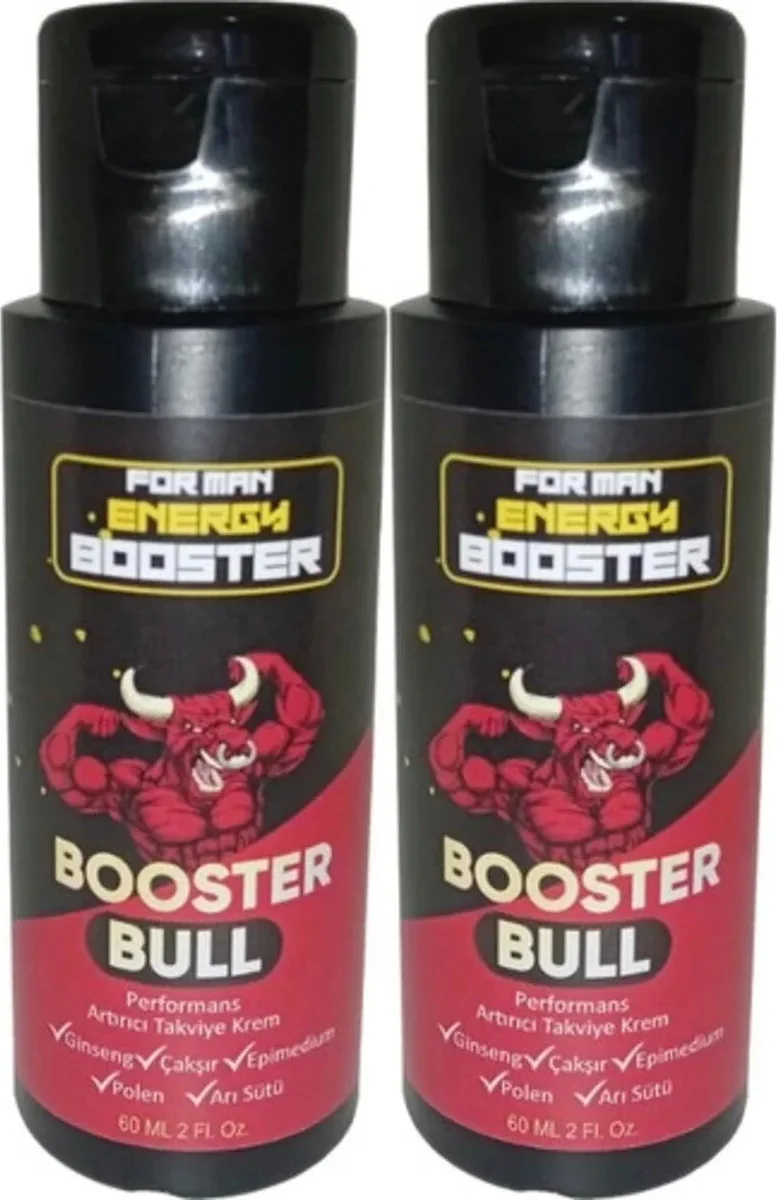 Süper Booster Bull Erkek Kremi 60 ml - 2'li Paket