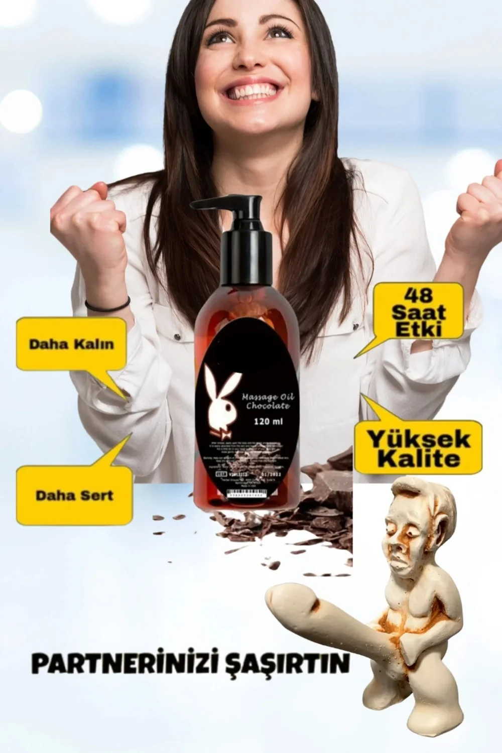 Süper Chocolate Massage Oil 120 ml - Çikolata Aromalı Vücut Masaj Yağı Fiyatı, Yorumları ve Özellikleri