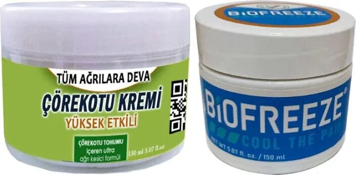 Süper Çörek Otu Kremi + Biofreeze Cool The Cream 150 ml Çift Set