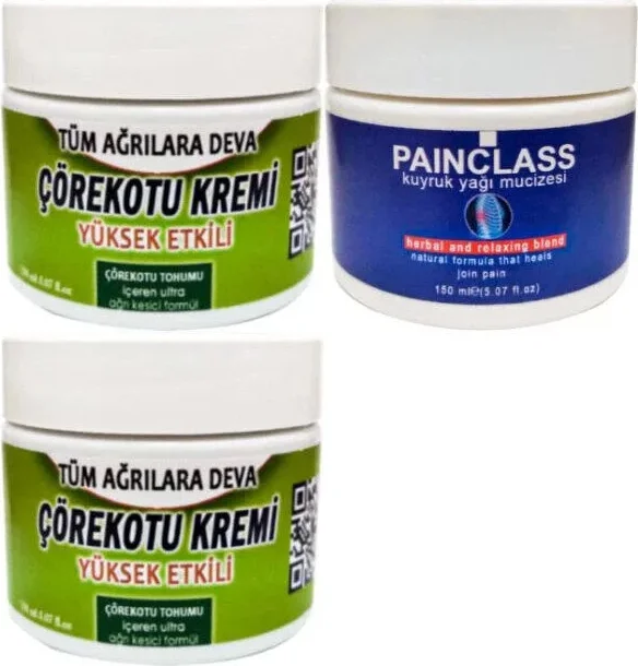 Süper Çörek Otu & Kuyruk Yağı Kremi – Eklem ve Kas Ağrılarına Karşı Doğal Etkili 2x100 ml