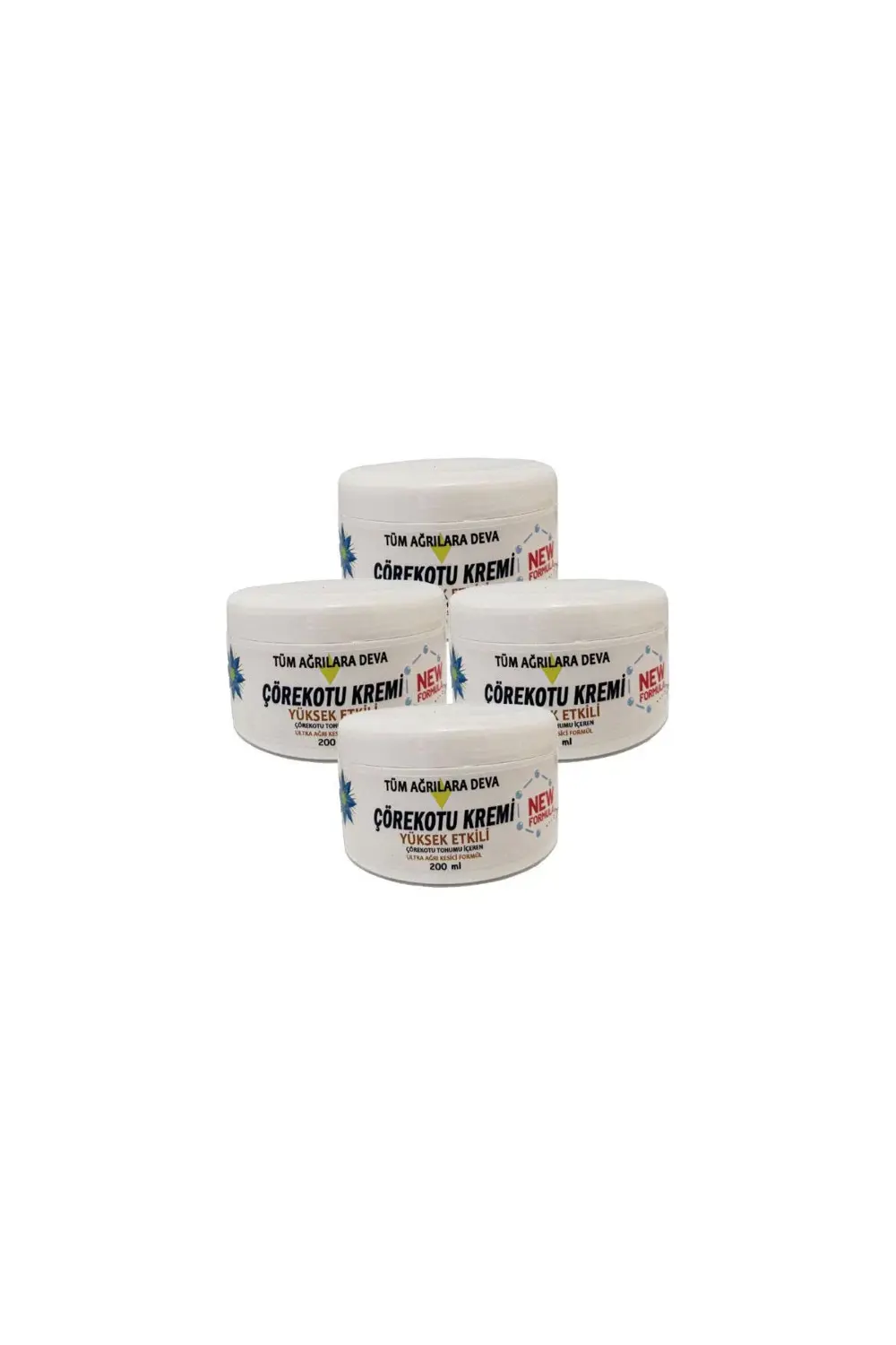 Süper Çörek Otu Rahatlatma Kremi 200 ml 4 Adet