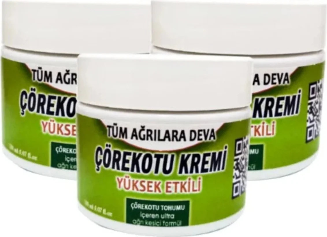 Süper Corex Çörek Otu Kremi 3'lü Set – 150 ml'lik Doğal Cilt Bakımı