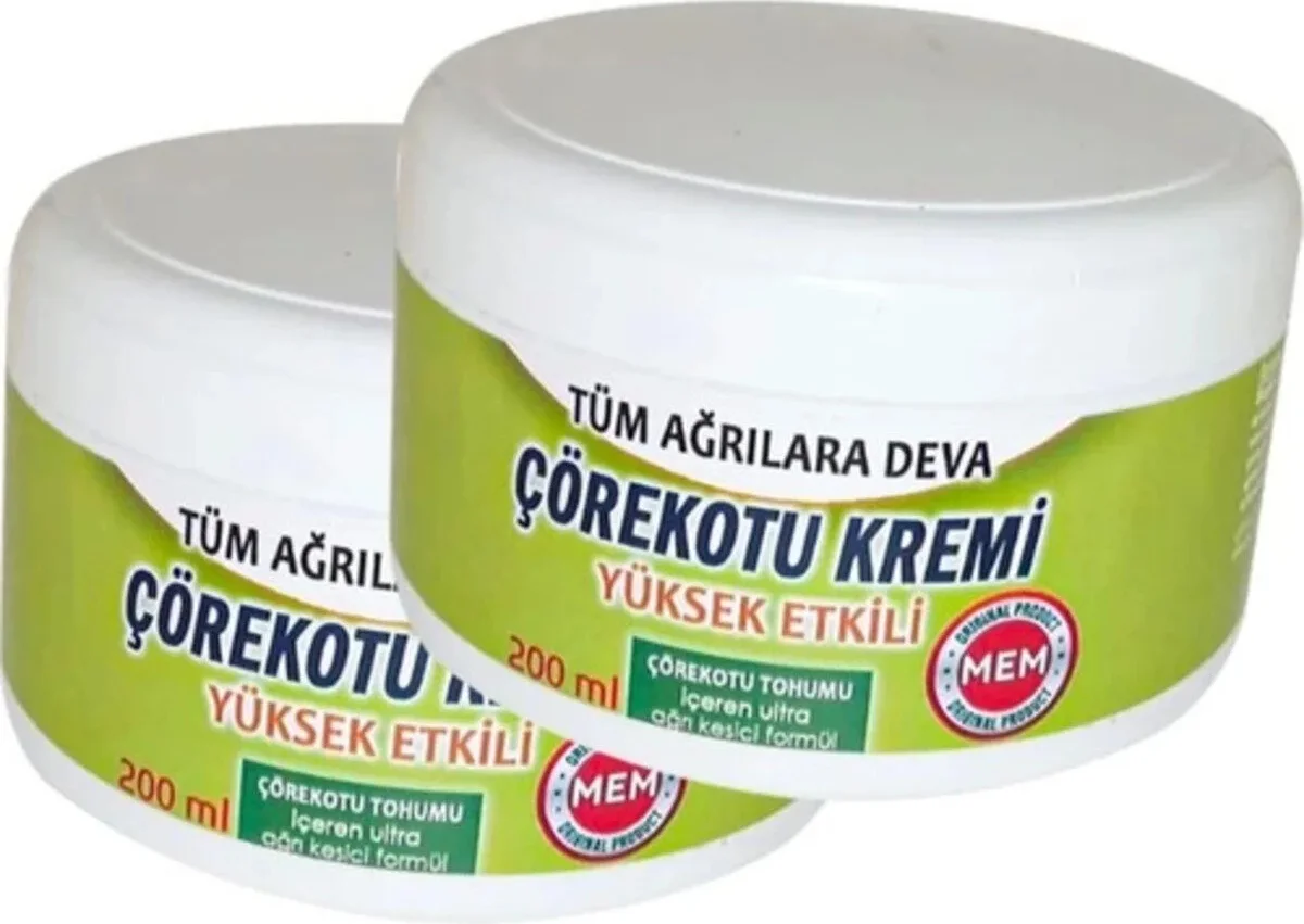 Süper Corex Çörek Otu Kremi 200 ml x 2 - Doğal Cilt Bakımı