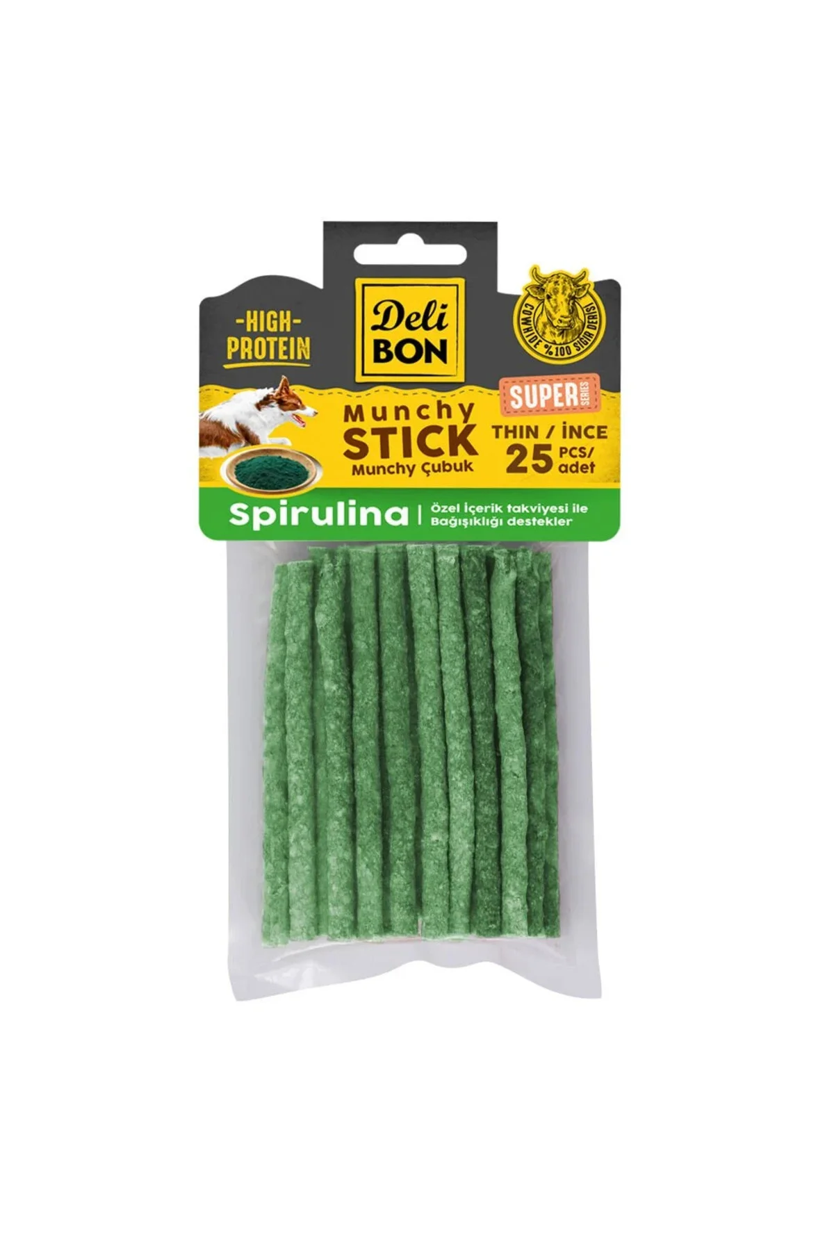 Super Çubuk - Spirulinalı İnce 25 Adet