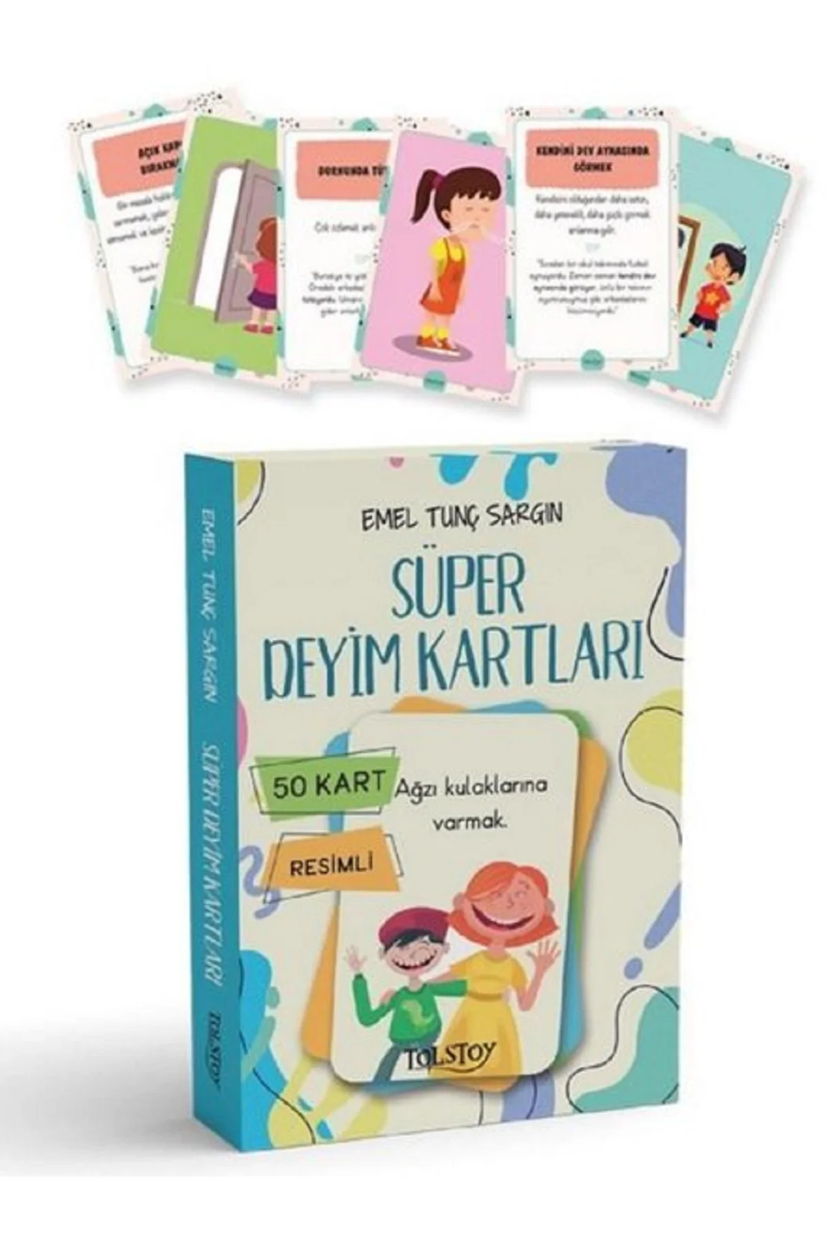Süper Deyim Kartları - Resimli 50 Kart