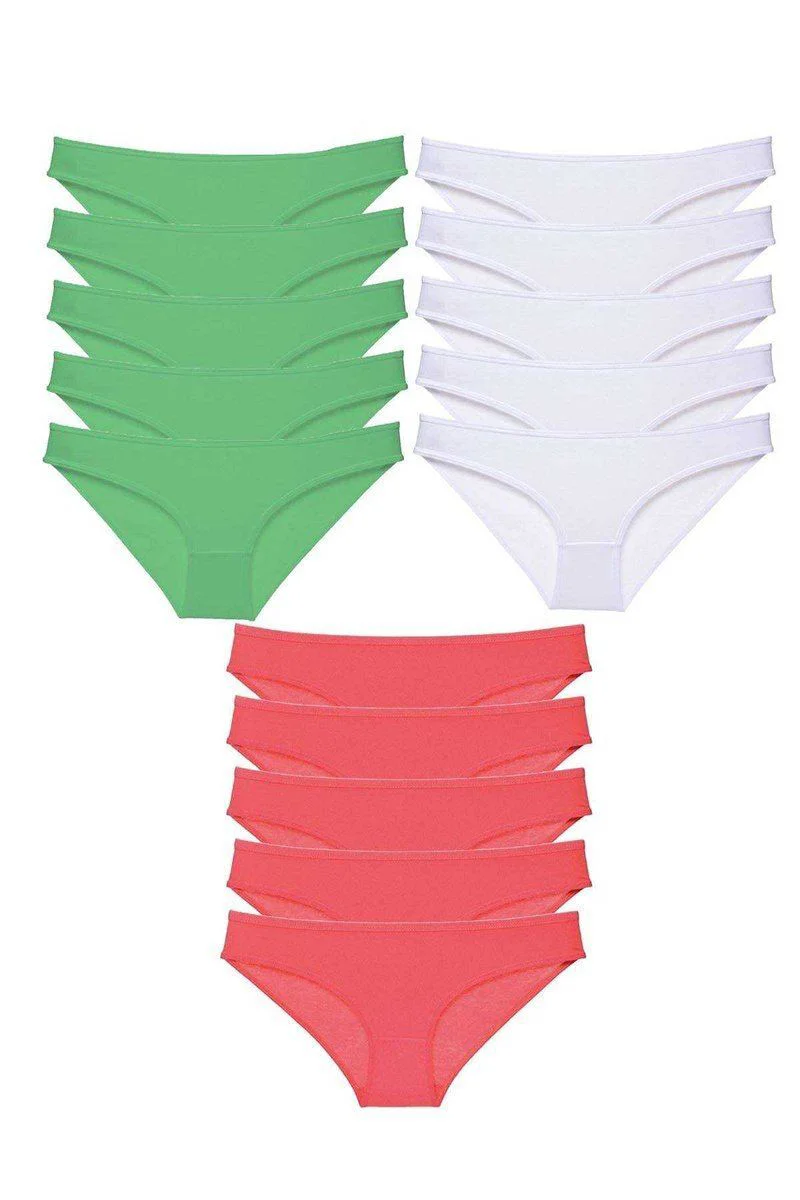 Süper Eko Set Likralı Kadın Slip Külot 538 - 15 Adet Pamuklu Rahat Külot Seti Fiyatı, Yorumları ve Özellikleri