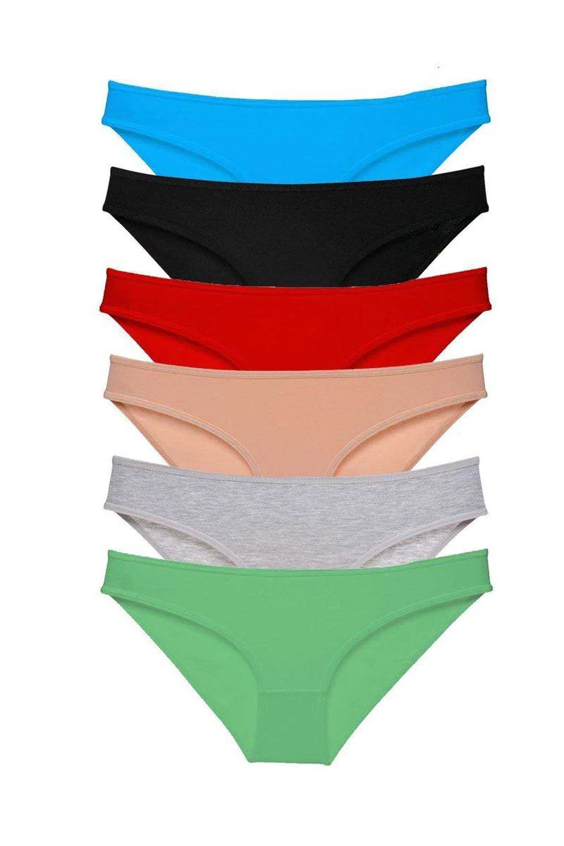Süper Eko Set Likralı Kadın Slip Külot 6'lı - %95 Pamuklu Rahat Günlük Külot Fiyatı, Yorumları ve Özellikleri