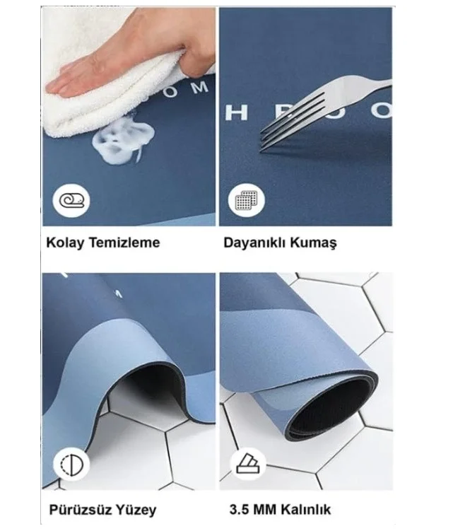 Süper Emici Banyo Paspası 38*58 Cm Fiyatı, Yorumları ve Özellikleri