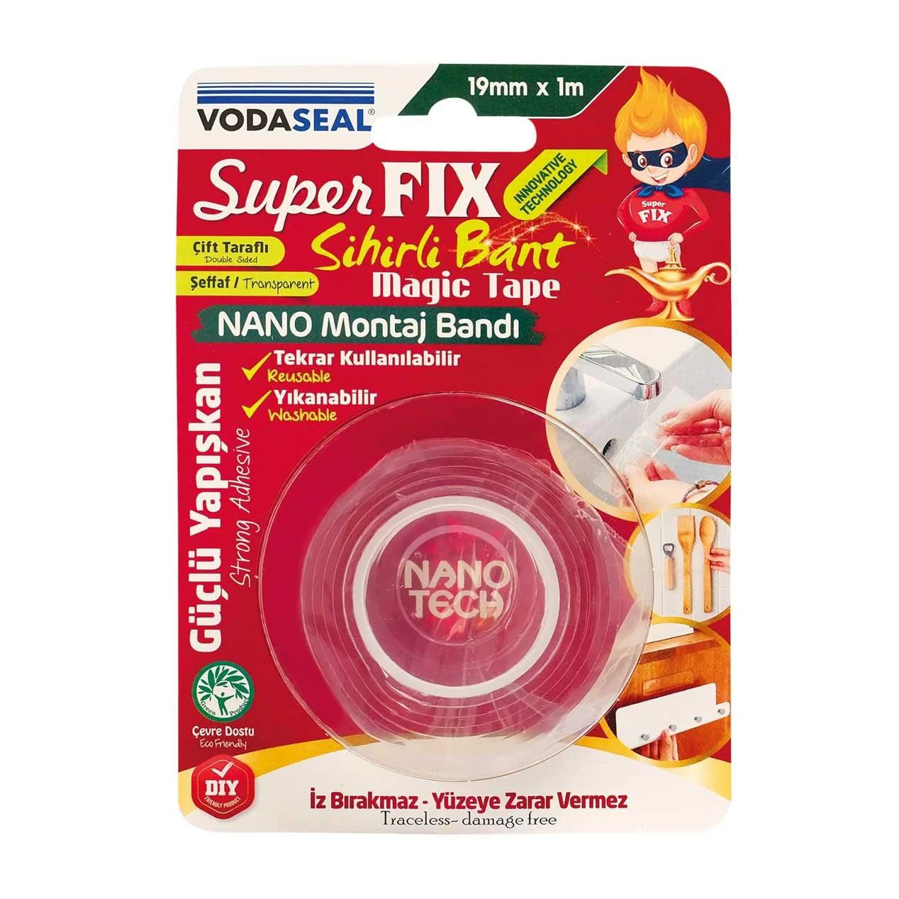 Süper Fix Sihirli Bant 19 mm 1 Metre