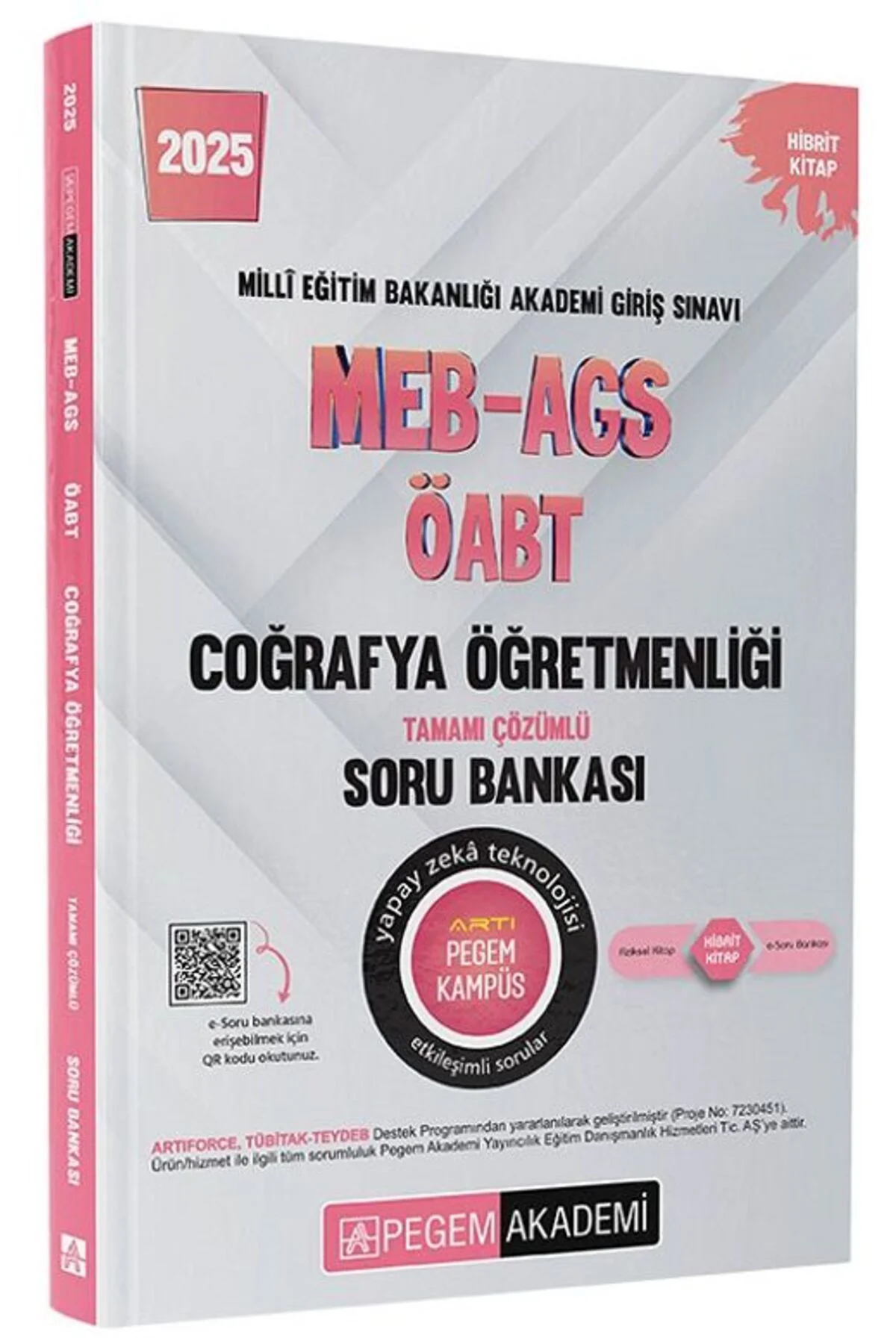 SÜPER FİYAT - Pegem 2025 ÖABT MEB-AGS Coğrafya Öğretmenliği Soru 