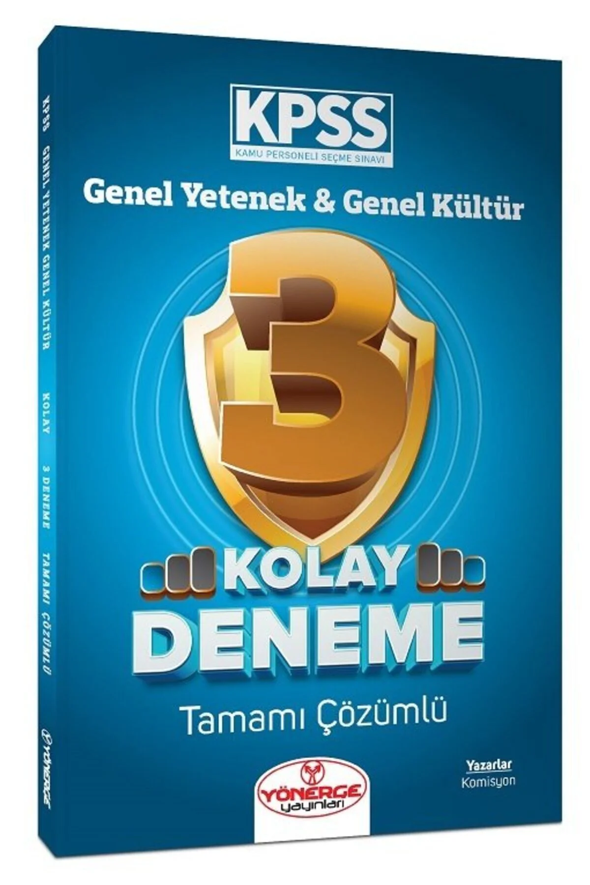 SÜPER FİYAT - Yönerge KPSS Genel Yetenek Genel Kültür Kolay 3 Den