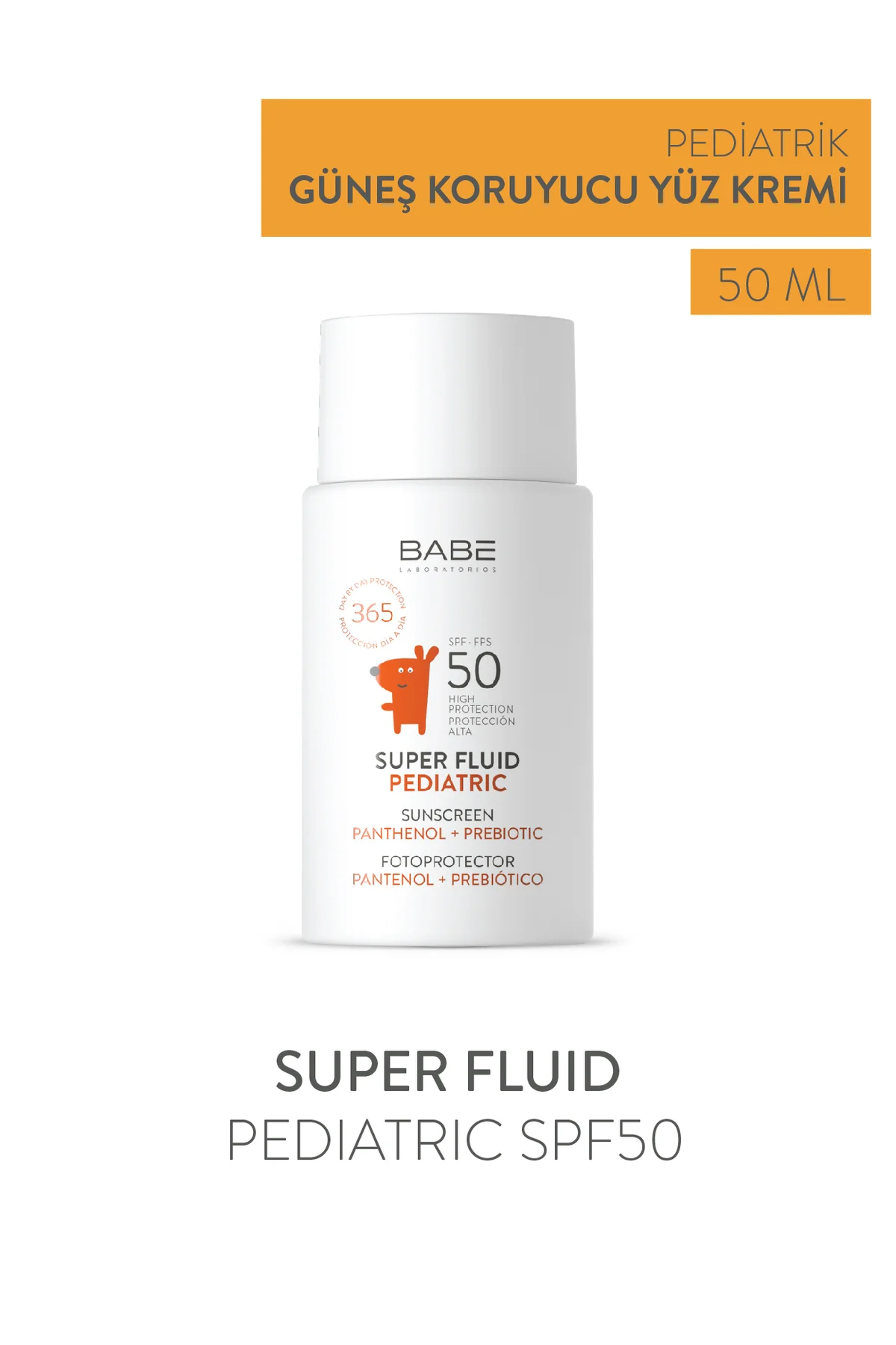 Super Fluid Pediatric SPF50+ Sunscreen 50ml - Bebek ve Çocuklar İçin Nemlendiricili Yüz Güneş Kremi Super Fluid Pediatric SPF50+ Sunscreen 50ml - Bebek ve Çocuklar İçin Nemlendiricili Yüz Güneş Kremi