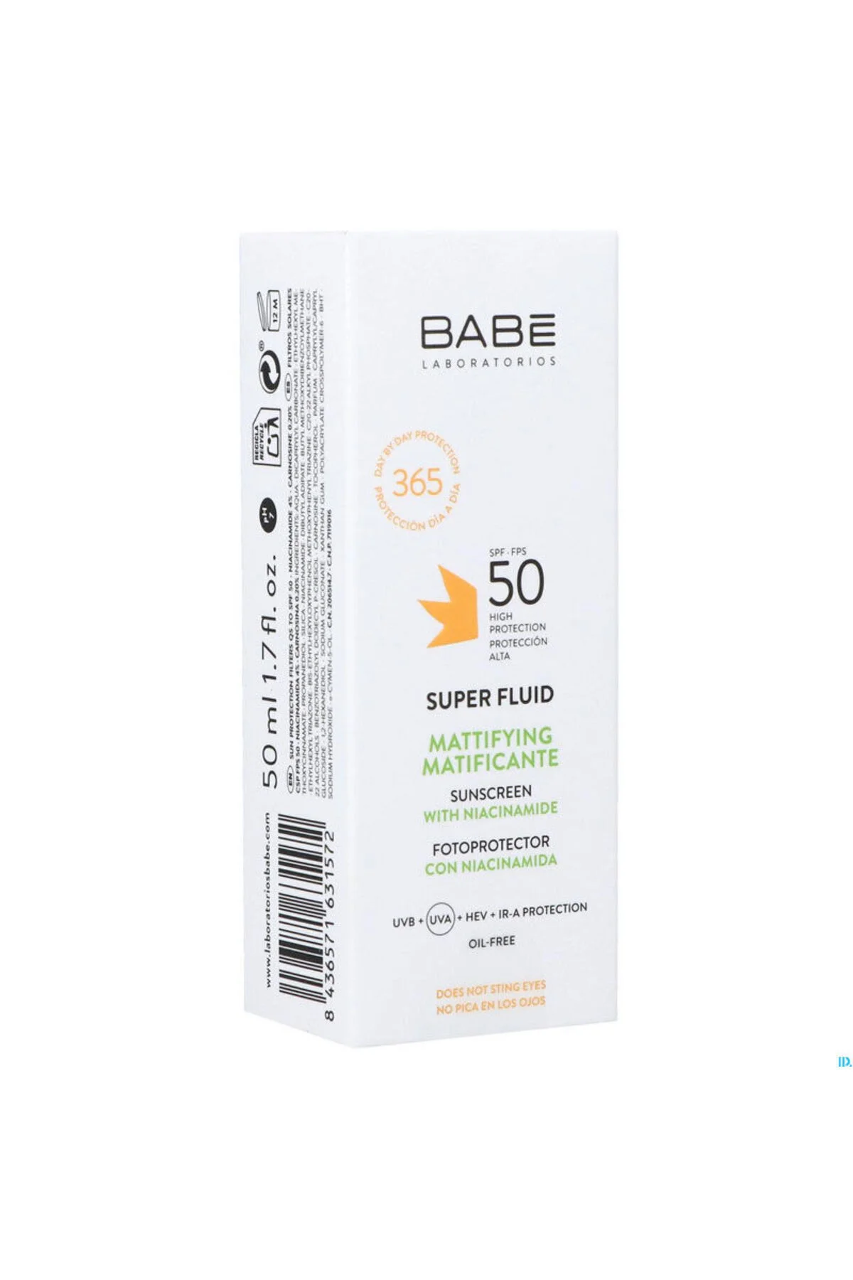 Super Fluid Sunscreen Mattifying SPF50 50ml - Yağlı Ciltler İçin 