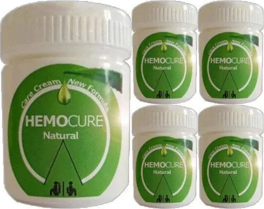 Süper Hemocure Natural Krem 5'li Paket - Cilt Bakımında Doğal Çözüm 50 ml