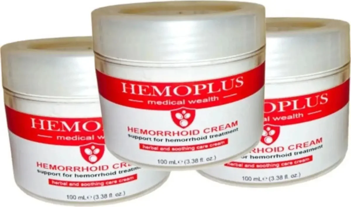 Süper Hemoplus Krem 150 ml x 3 Adet – Hemoroid ve Kaşıntı İçin Etkili Krem