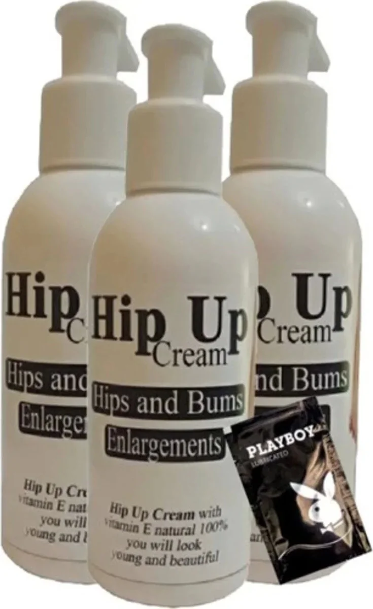 Süper Hip Up 3lü Kalcayı Kremi Büyük 120 ml + 1 Adet Jel Hediye