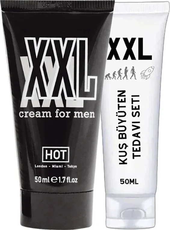 Süper Hotxxl Cream Men Hardener D.lay Enlrgr 50 ml + Kuşbüyüt Erkeklere Özel Kremi