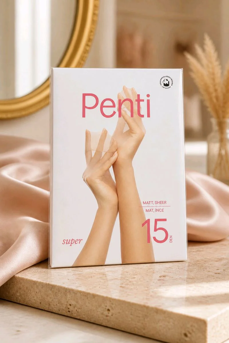 Süper İnce Külotlu Çorap 15 Den 57 Ten No:4 Size:XL