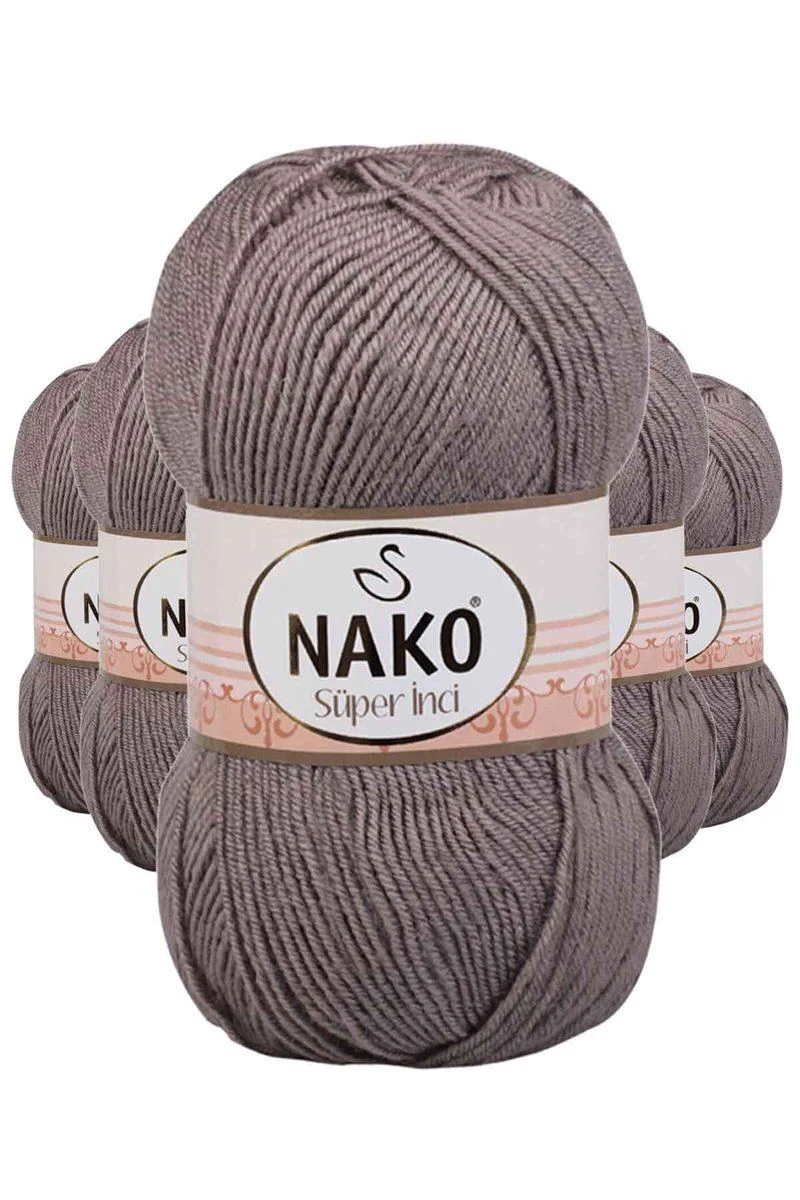 Süper İnci El Örgü İpi 5'li Paket - Vizon 2000, 260m, 100gr Fiyatı, Yorumları ve Özellikleri