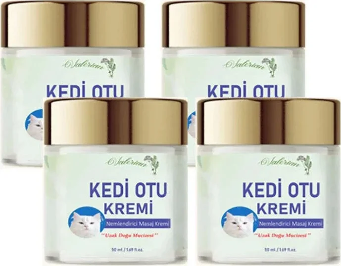 Süper Kedi Otu Kremi 50 ml 4'lü Paket | Kafur Ağacı Yağı ile Evcil Eşyayı Neşelendirin
