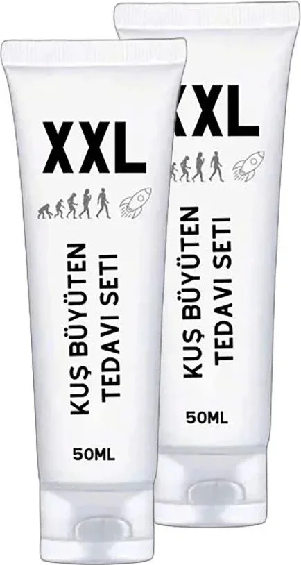Süper Kuş Büyütücü 2 Adet XXL Cream Men Enlrgr 50 ml Erkeklere Özel Krem