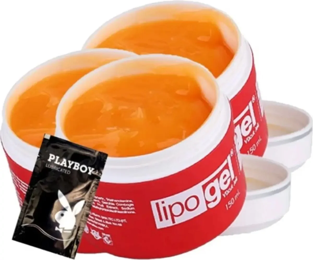 Süper Lipogel Lipo Gel 3'lü Set - Sel Jel 150 ml + 1 Adet Hediye