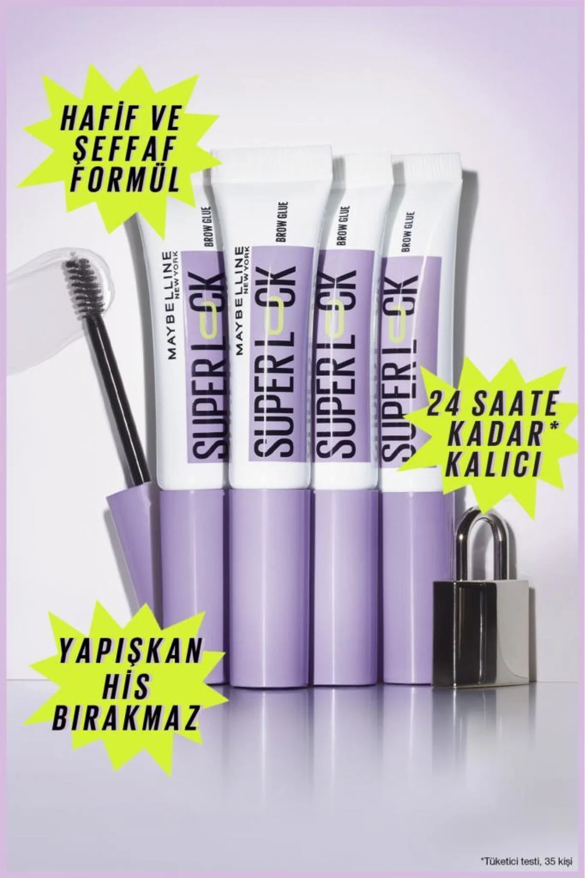 Super Lock Brow Glue Kaş Sabitleyici Maskara